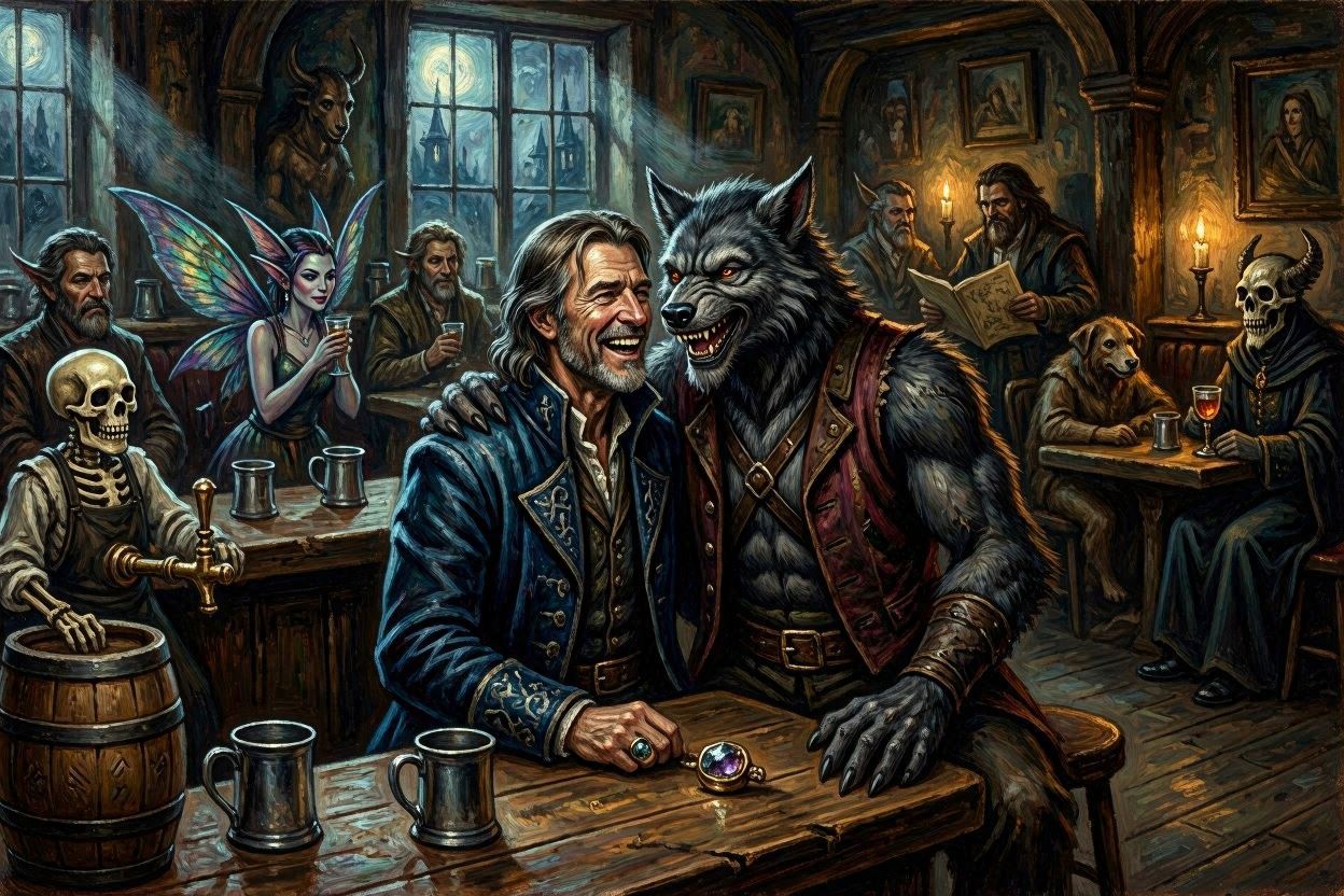 So, a Sorcerer and a Werewolf Walk into a Bar…